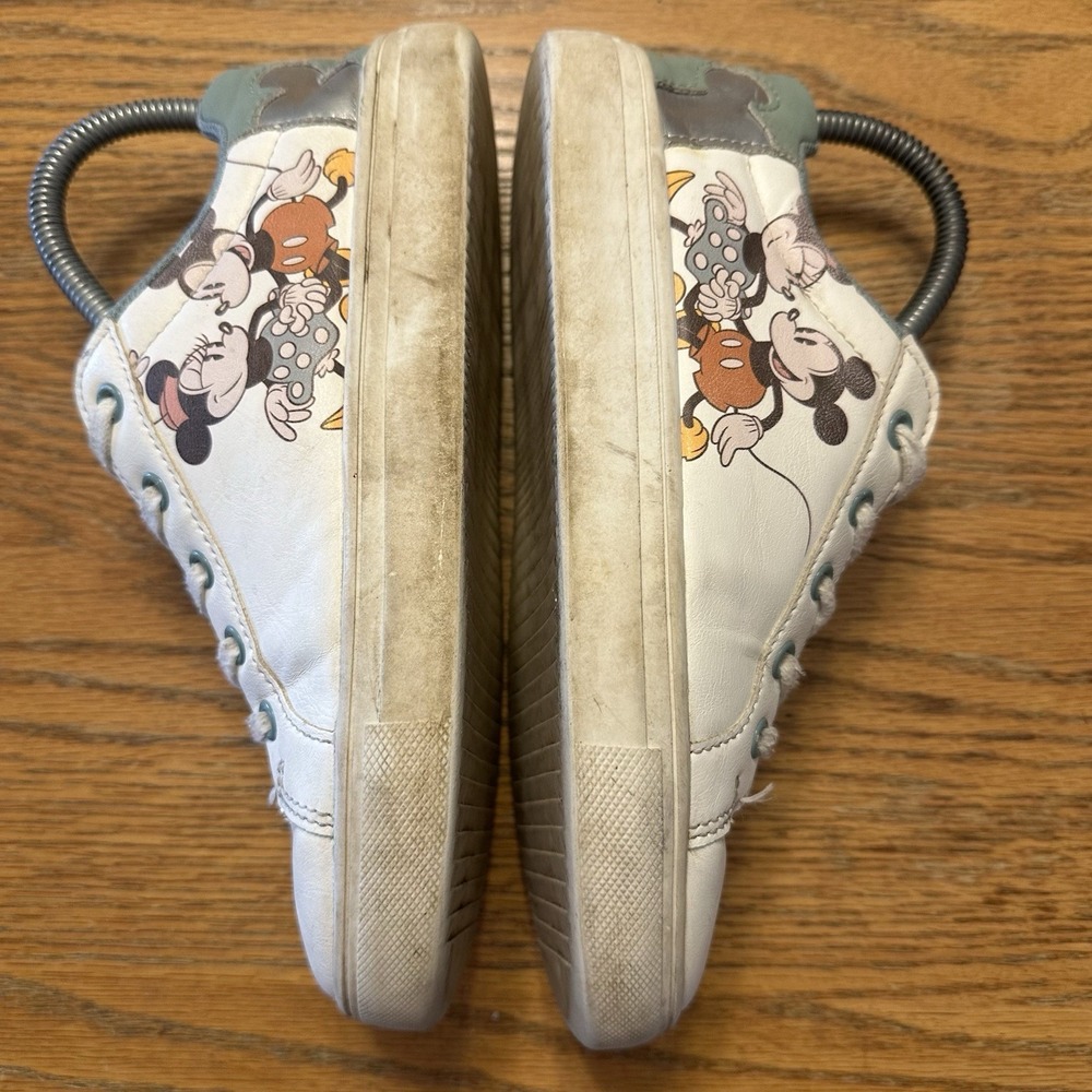Walt Disney Mickey/Minnie Mouse Tennis Leather Shoes Sneakers Size C4 - Picture 6 of 8
